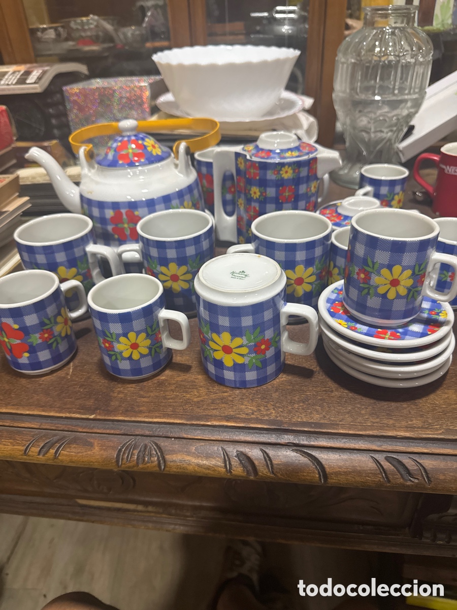 Antig&uuml;edades: Juego de caf&eacute; de cer&aacute;mica - Foto 1