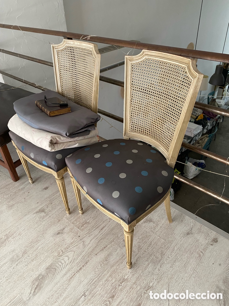 Antig&uuml;edades: Sillas comedor luis XVI - Foto 2