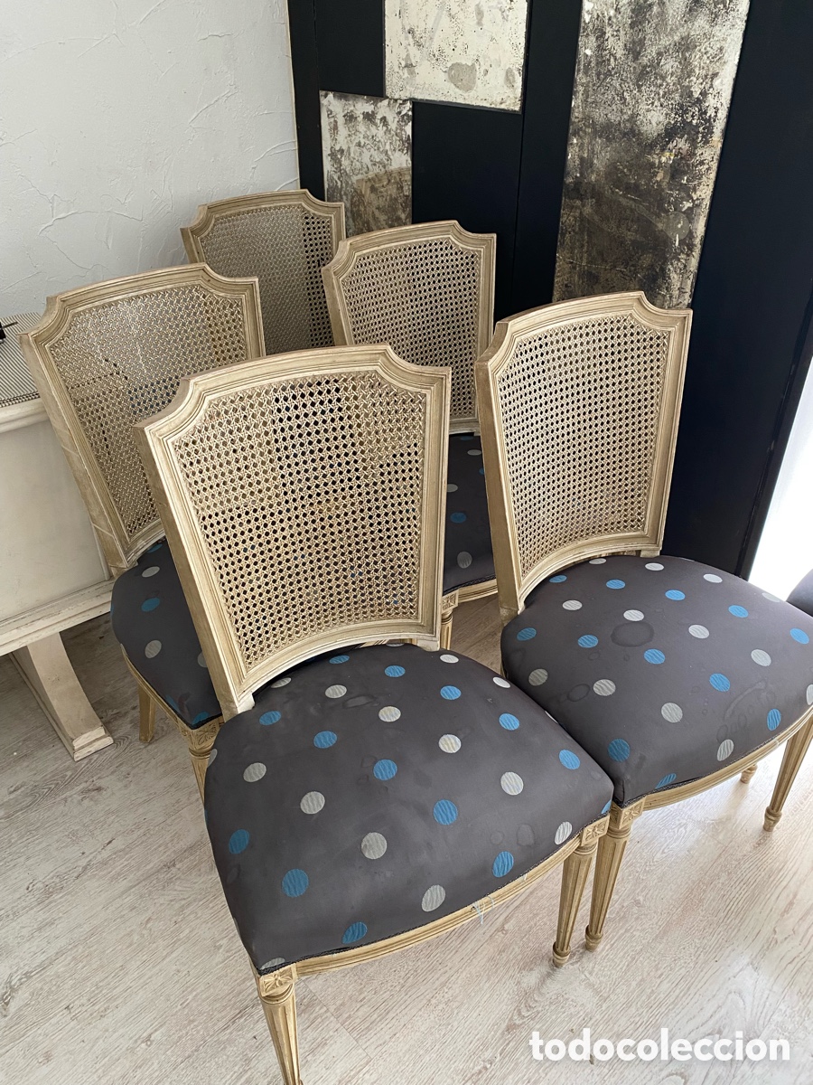 Antig&uuml;edades: Sillas comedor luis XVI - Foto 1