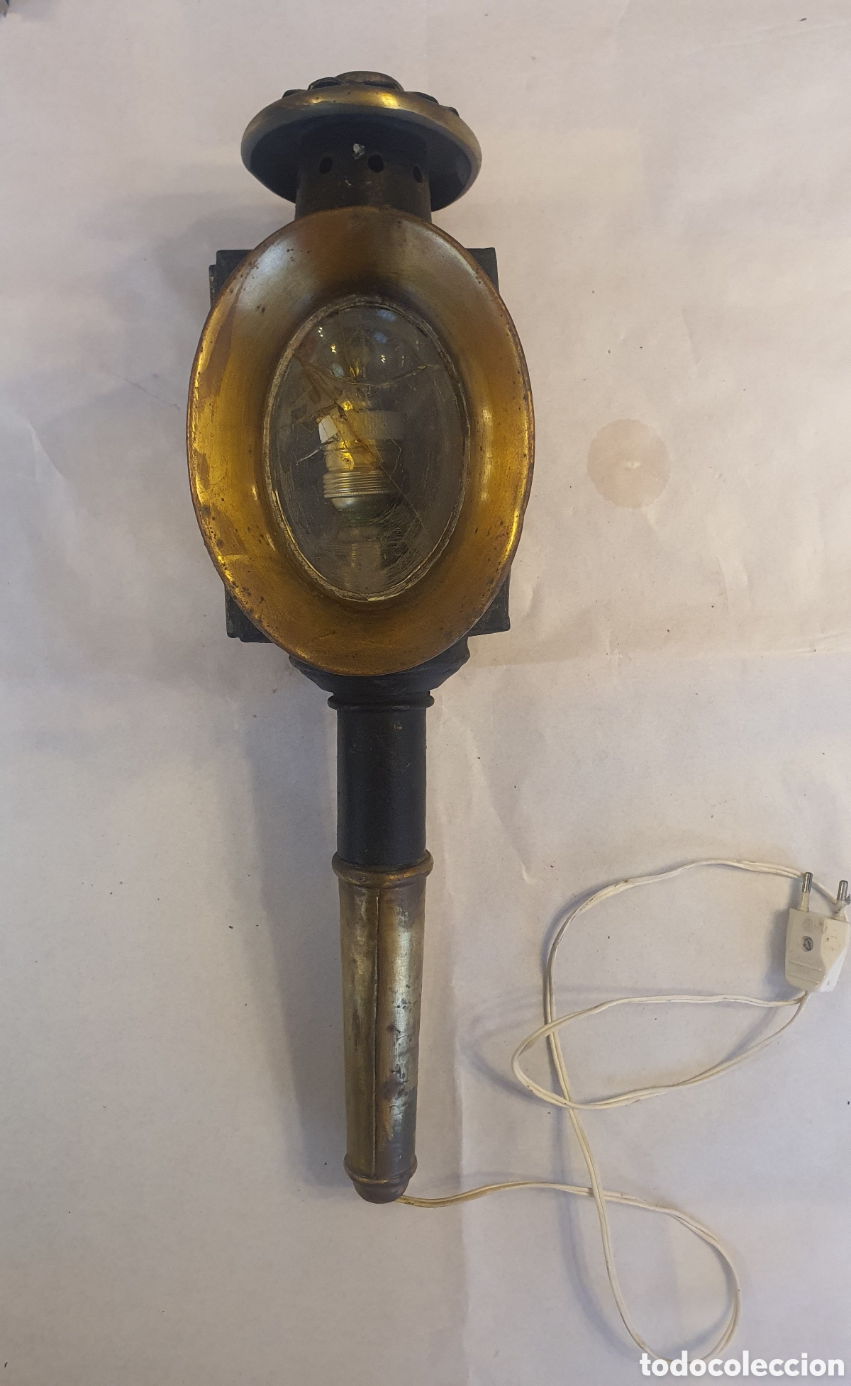 Antig&uuml;edades: Antiguo farol de carruaje - Foto 3