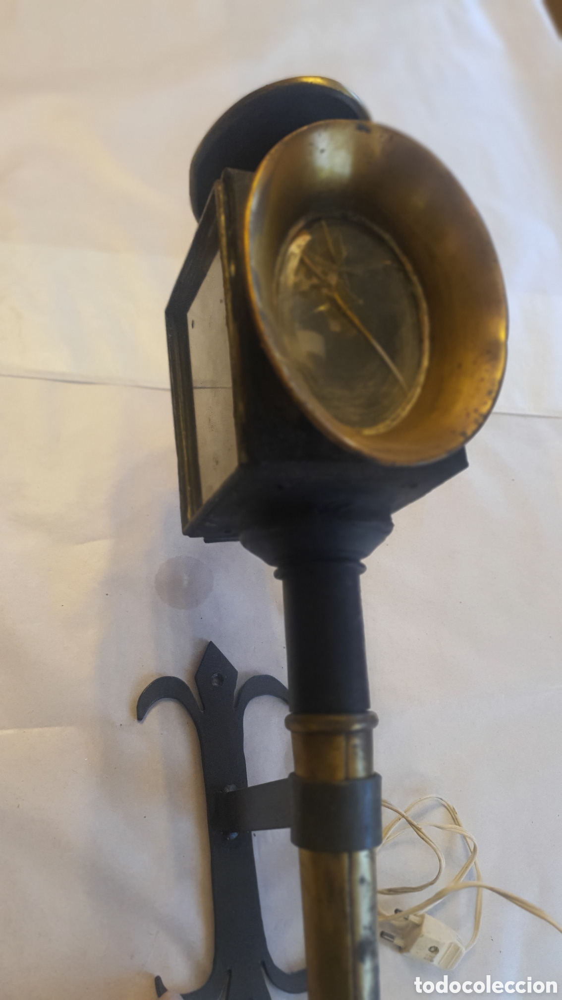 Antig&uuml;edades: Antiguo farol de carruaje - Foto 9
