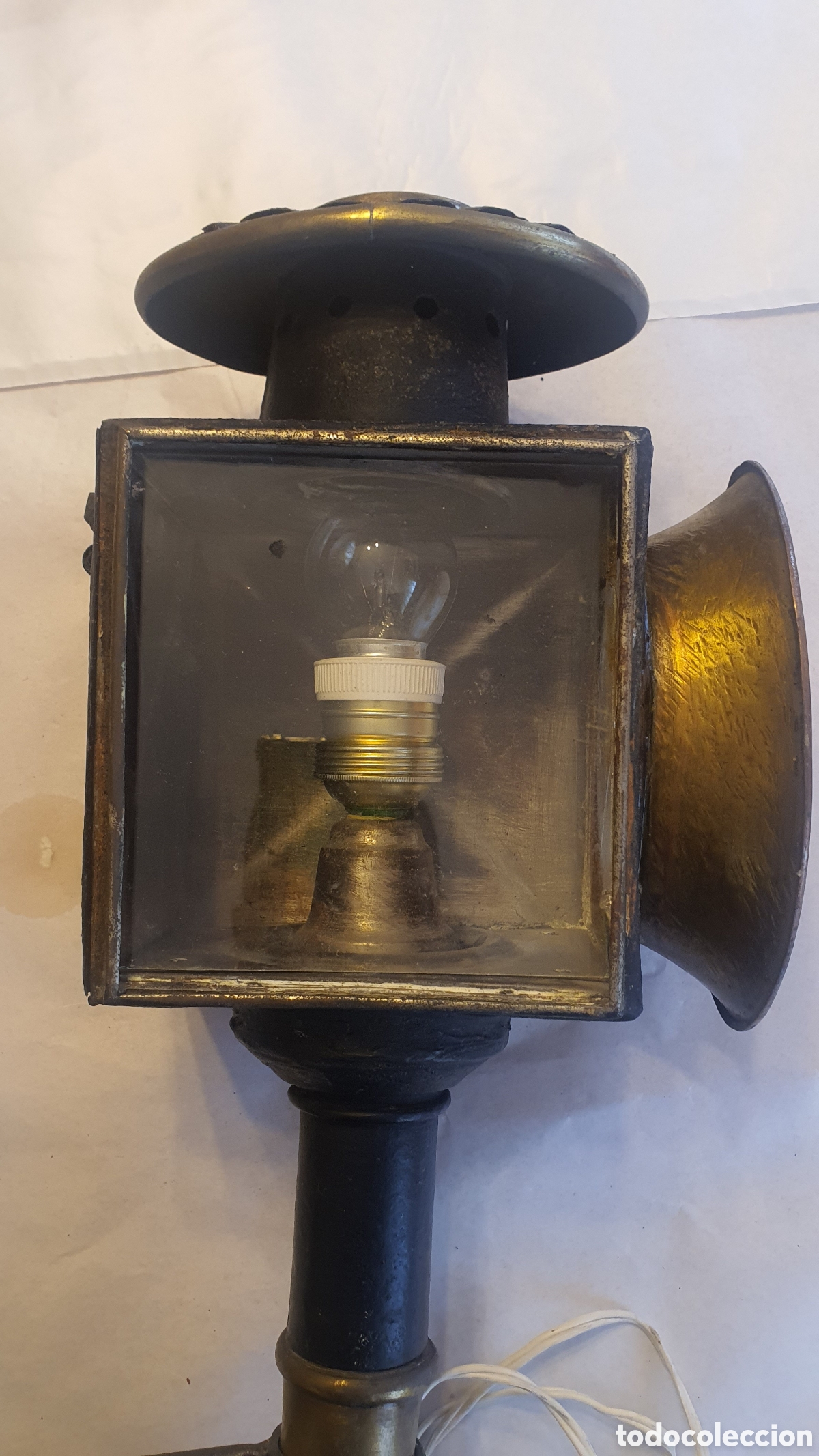 Antig&uuml;edades: Antiguo farol de carruaje - Foto 10
