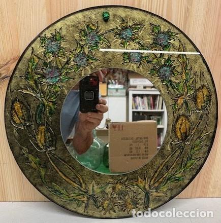 Antig&uuml;edades: Espejo franc&eacute;s decorado a mano - Foto 2