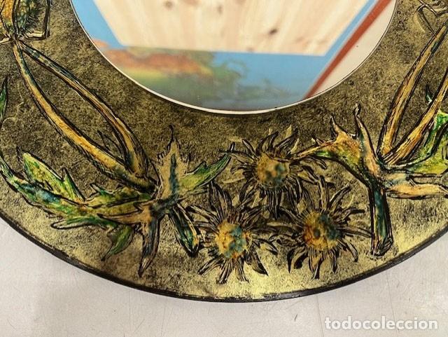 Antig&uuml;edades: Espejo franc&eacute;s decorado a mano - Foto 3