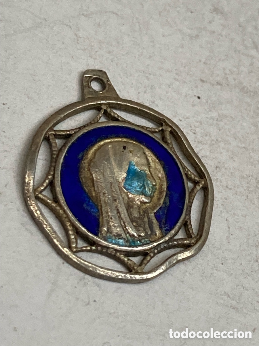 Antig&uuml;edades: Medalla de plata religiosa C344 - Foto 1