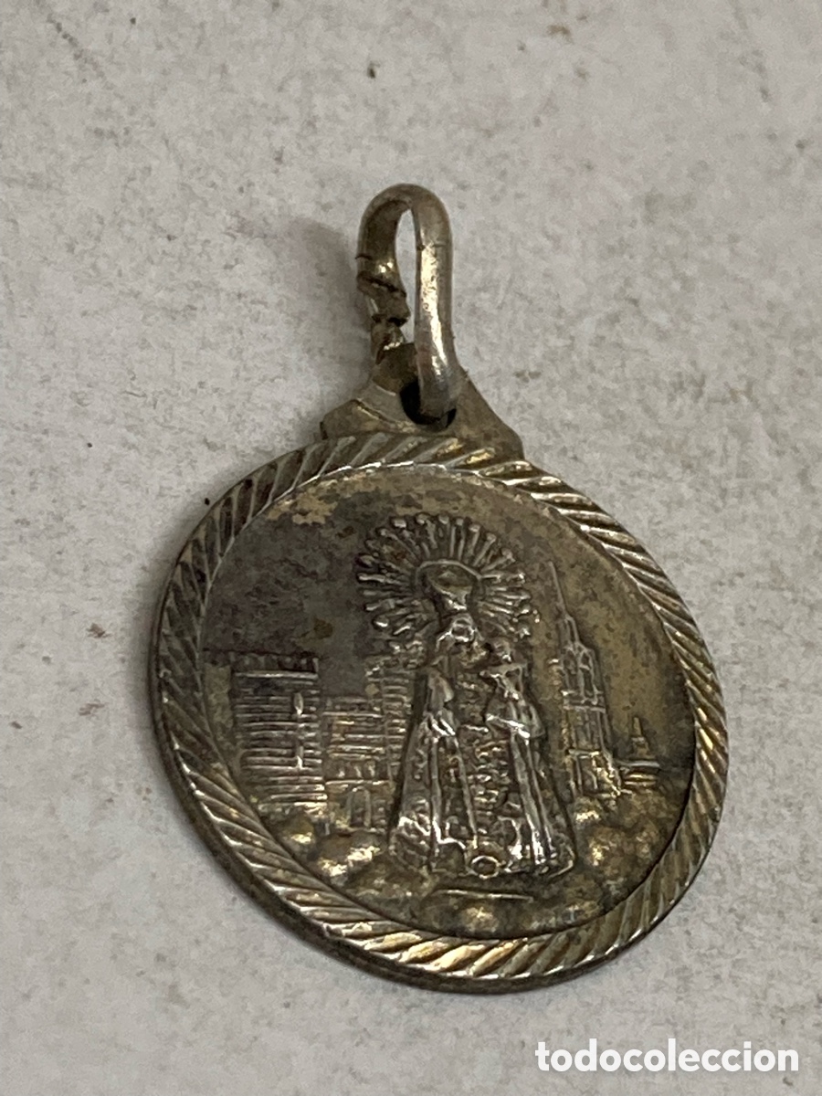 Antig&uuml;edades: Medalla de plata religiosa C344 - Foto 1