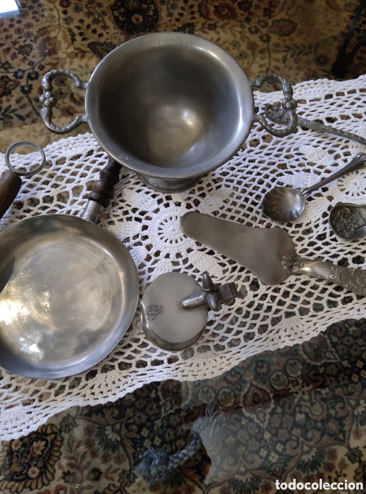 Antig&uuml;edades: Objetos de decoraci&oacute;n en esta&ntilde;o 92%. - Foto 1