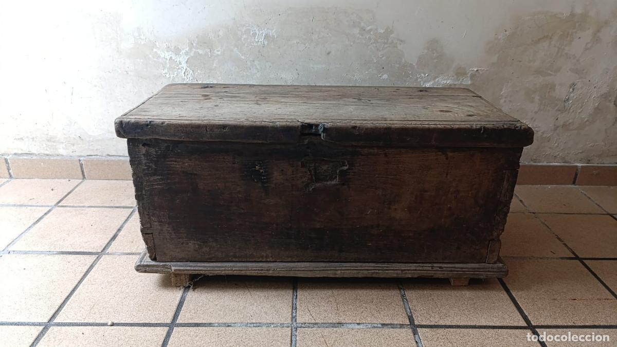 Antig&uuml;edades: Arc&oacute;n r&uacute;stico antiguo de madera maciza - Foto 2