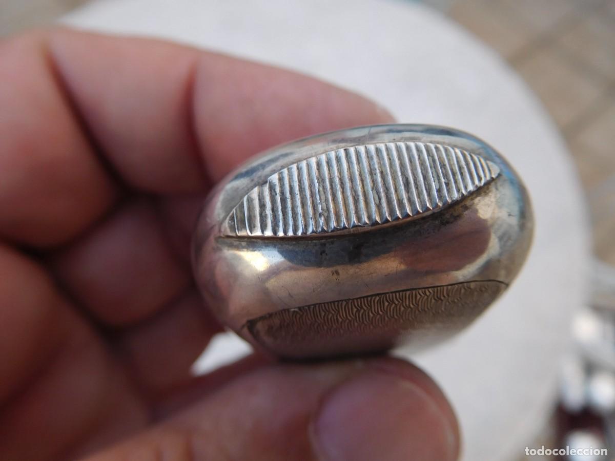 Antig&uuml;edades: Cerillero antiguo de plata - Foto 9