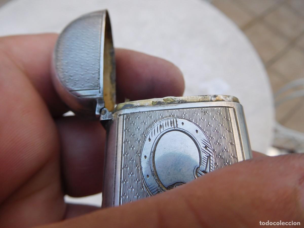 Antig&uuml;edades: Cerillero antiguo de plata - Foto 14