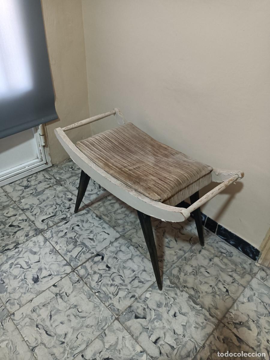 Antig&uuml;edades: Silla banqueta calzadora - Foto 2
