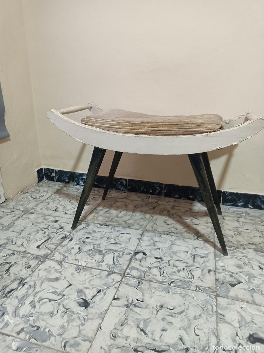 Antig&uuml;edades: Silla banqueta calzadora - Foto 3
