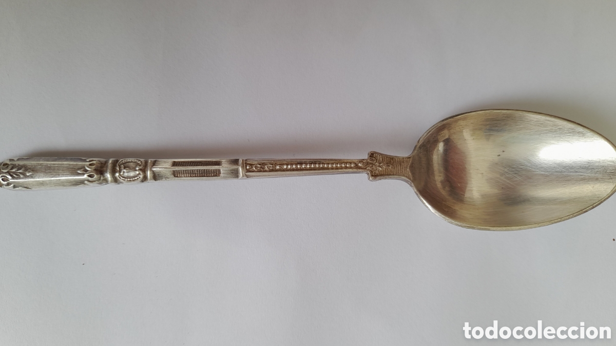 Antig&uuml;edades: Seis cucharillas antiguas de plata - Foto 5