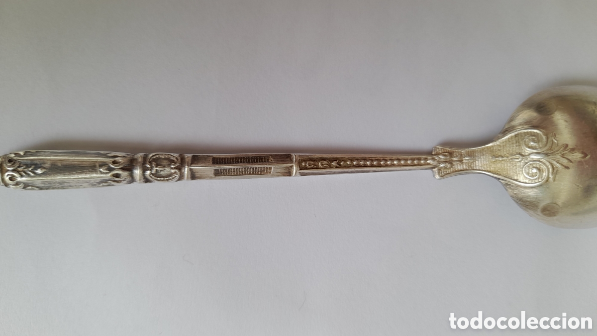 Antig&uuml;edades: Seis cucharillas antiguas de plata - Foto 6