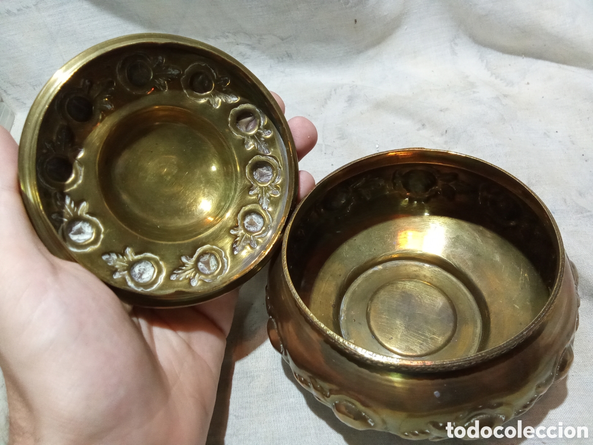 Antig&uuml;edades: BONITA BOMBONERA DE BRONCE - Foto 2