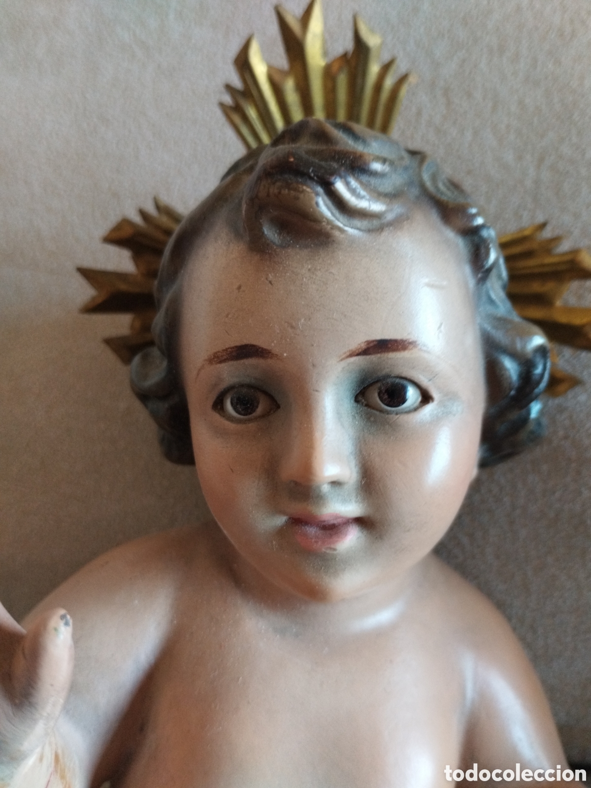 Antig&uuml;edades: *NI&Ntilde;O JEESUS (OLOT).(Rf:C-2-298/*) - Foto 6