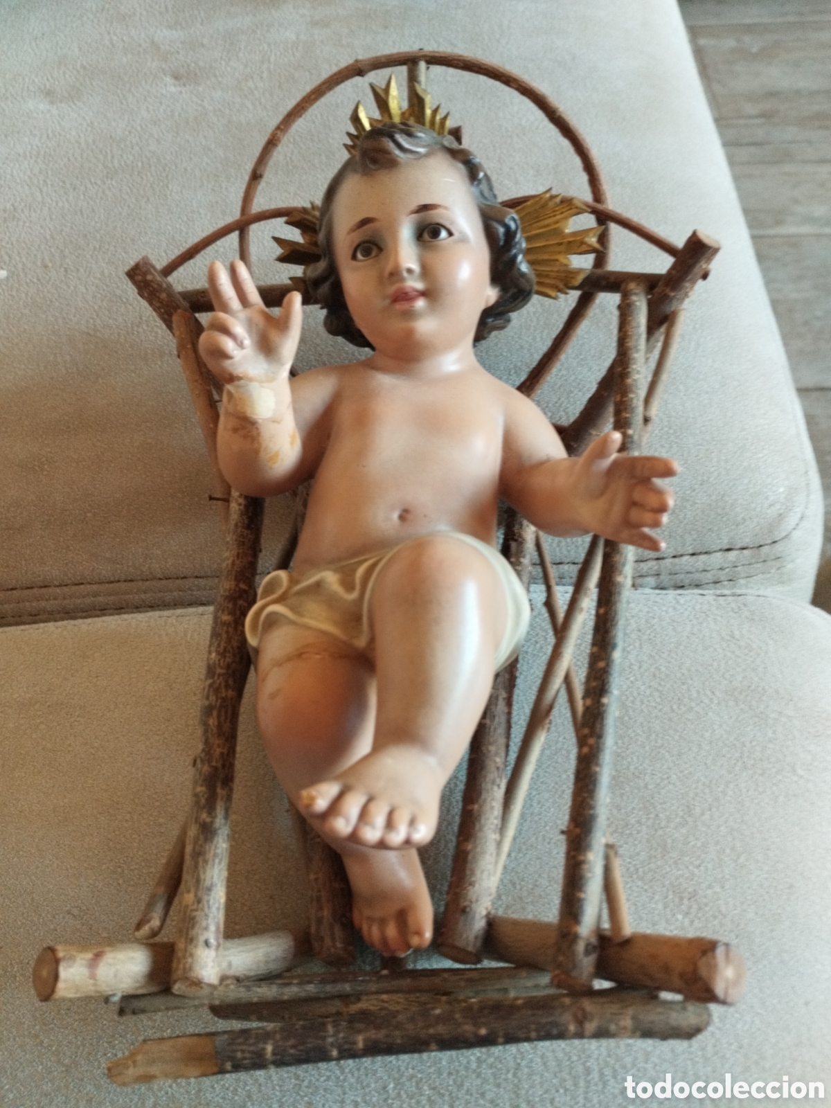 Antig&uuml;edades: *NI&Ntilde;O JEESUS (OLOT).(Rf:C-2-298/*) - Foto 1