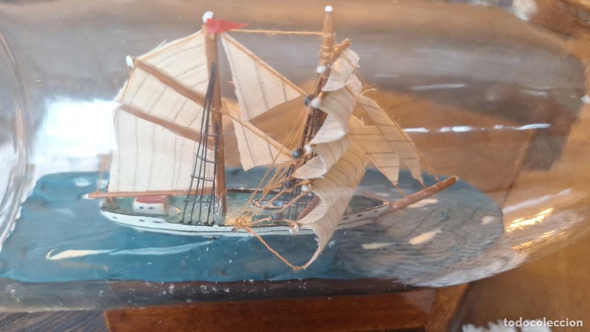 Antig&uuml;edades: Antiguo Barco en Botella - Foto 5