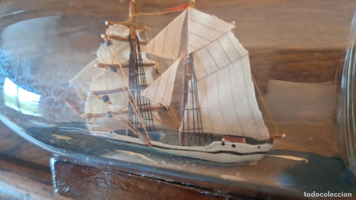 Antig&uuml;edades: Antiguo Barco en Botella - Foto 7
