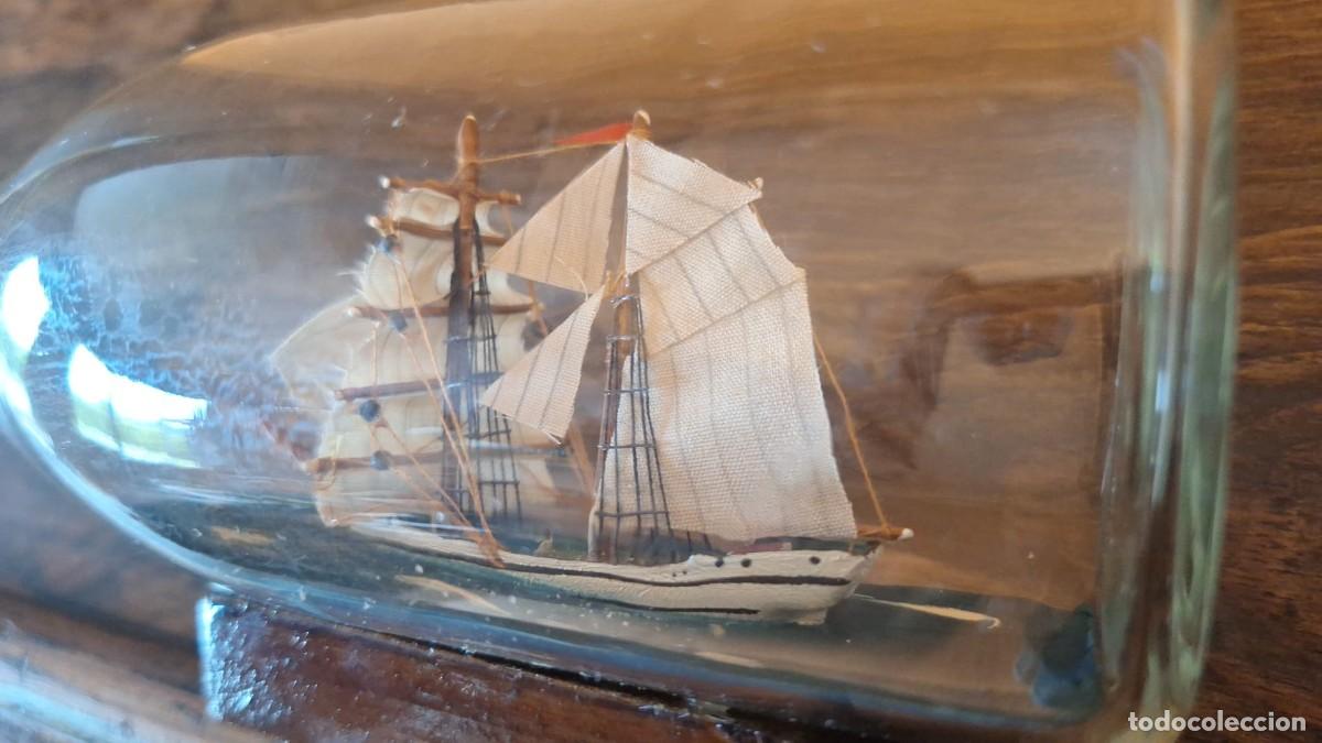 Antig&uuml;edades: Antiguo Barco en Botella - Foto 8