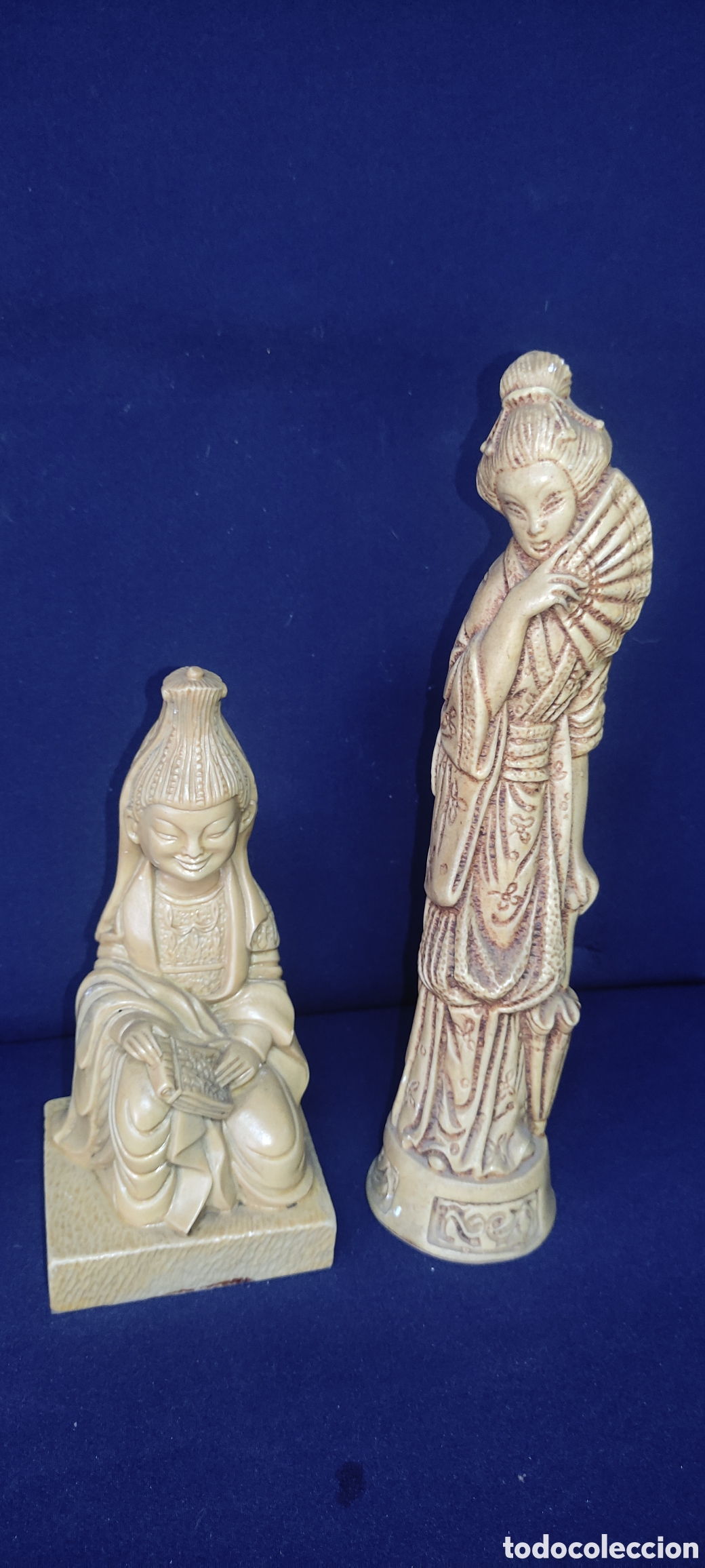 Antig&uuml;edades: Figuras de geishas japonesas - Foto 2