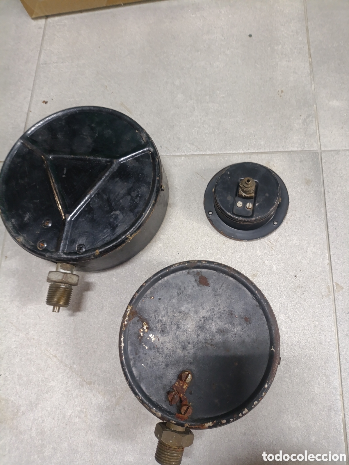 Antig&uuml;edades: Lote 3 man&oacute;metros antiguos - Foto 5