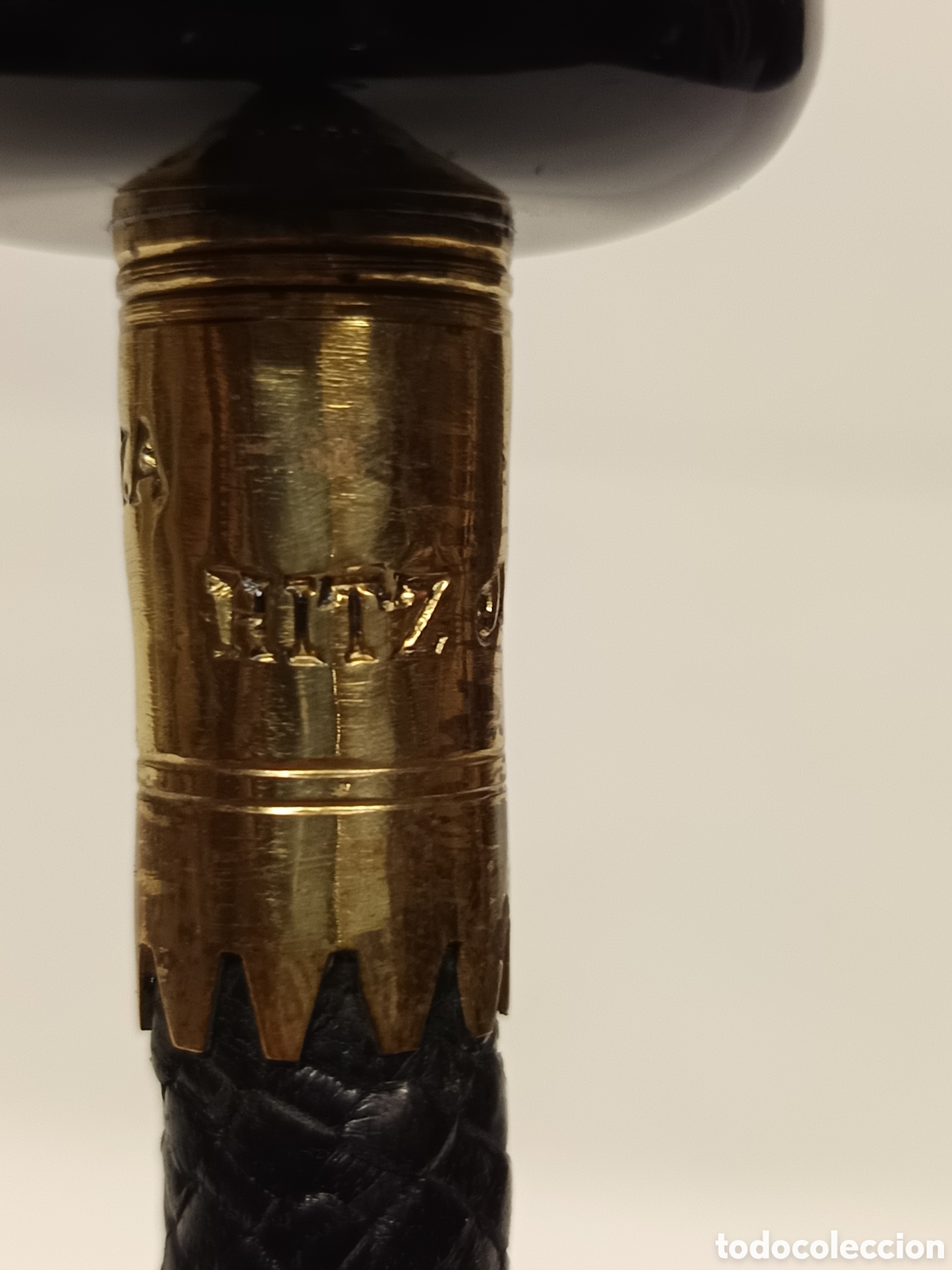 Antig&uuml;edades: Bast&oacute;n Makila inscripci&oacute;n Hitza Hitz - Foto 5