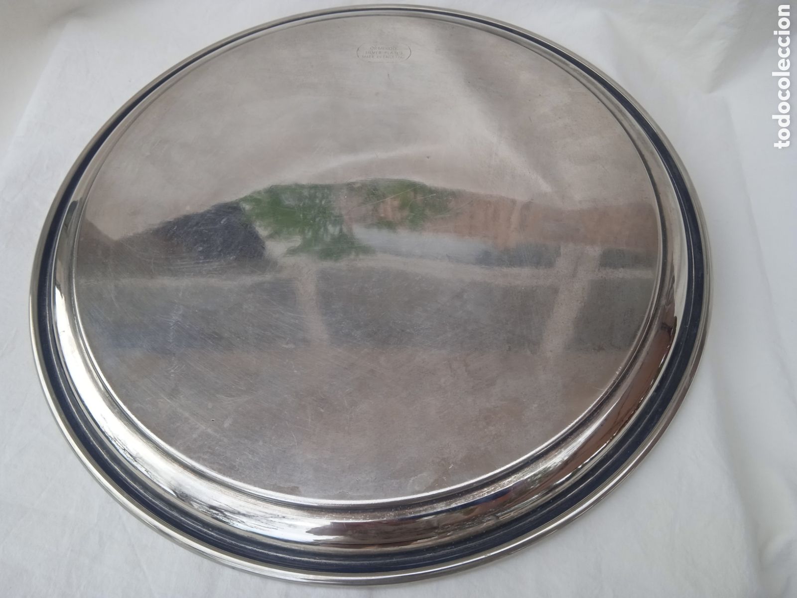 Antig&uuml;edades: GRAN BANDEJA DE METAL PLATEADO ORMEROD - INGLATERRA - *BC - Foto 6