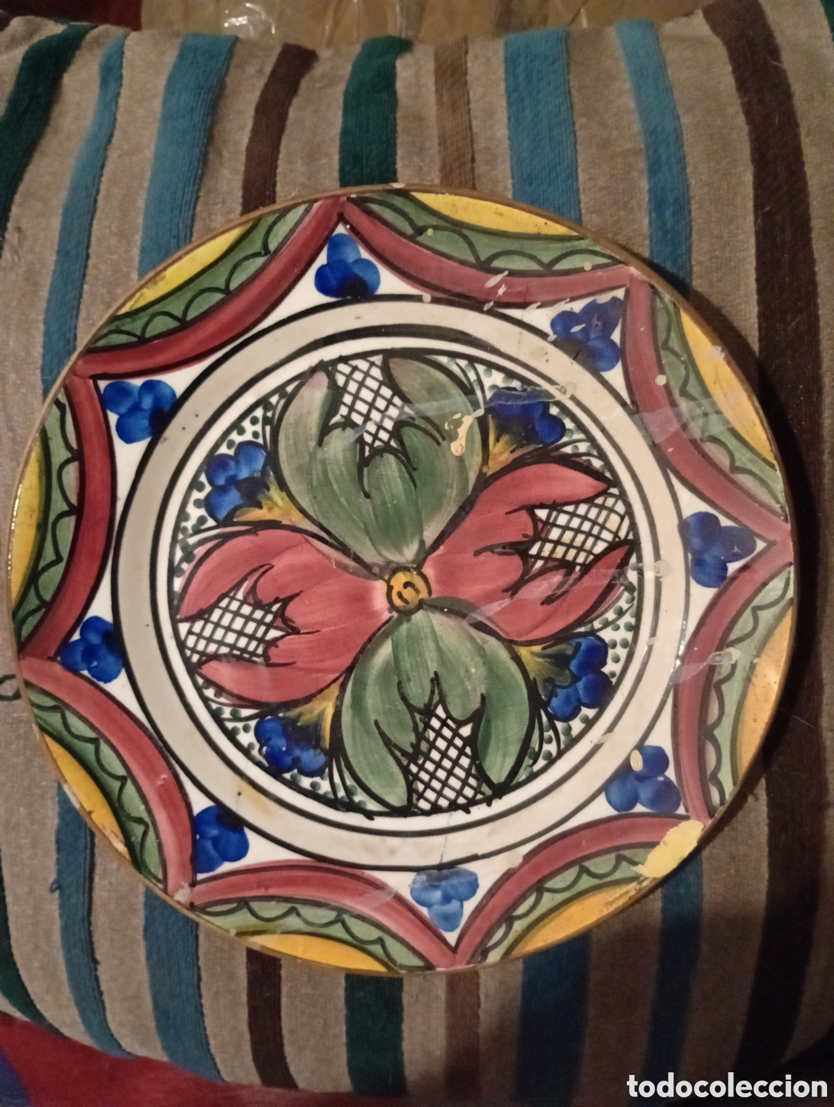 Antig&uuml;edades: Plato cer&aacute;mica antiguo - Foto 1