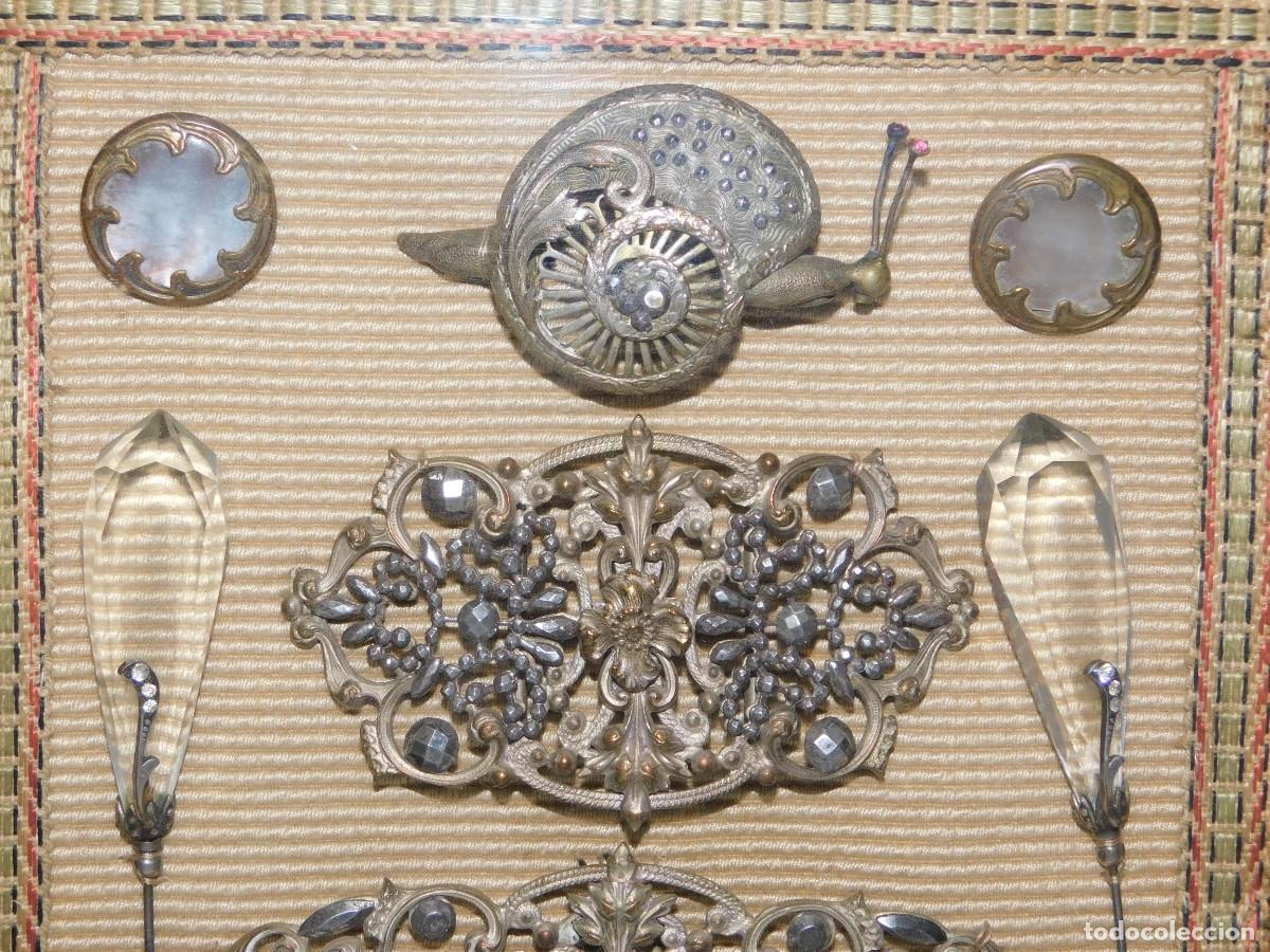 Antig&uuml;edades: CONJUNTO DE BROCHES Y HEBILLA - Foto 3