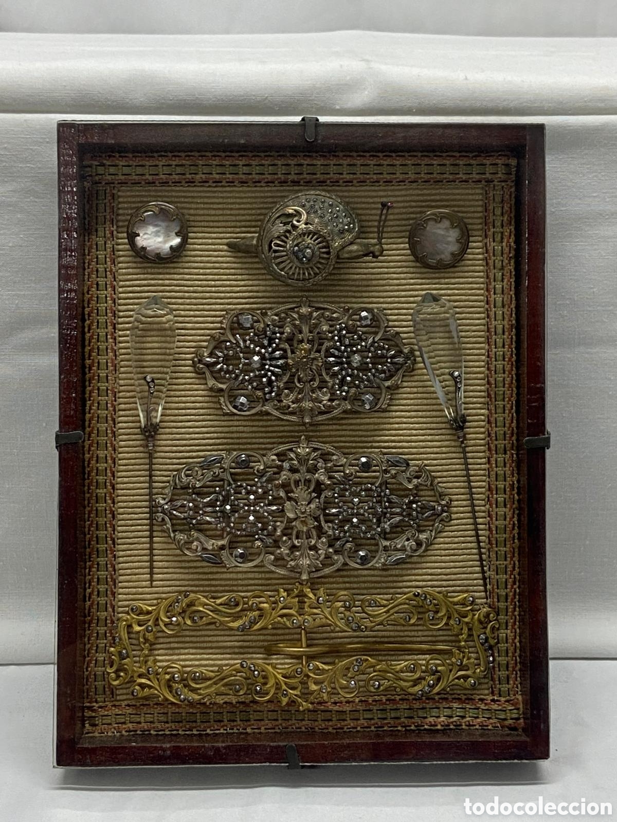 Antig&uuml;edades: CONJUNTO DE BROCHES Y HEBILLA - Foto 12