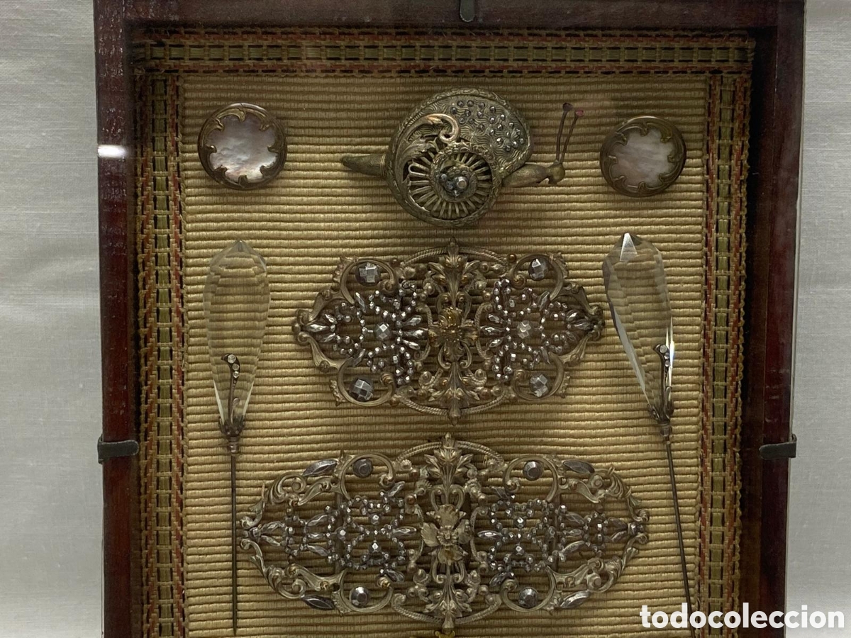 Antig&uuml;edades: CONJUNTO DE BROCHES Y HEBILLA - Foto 14