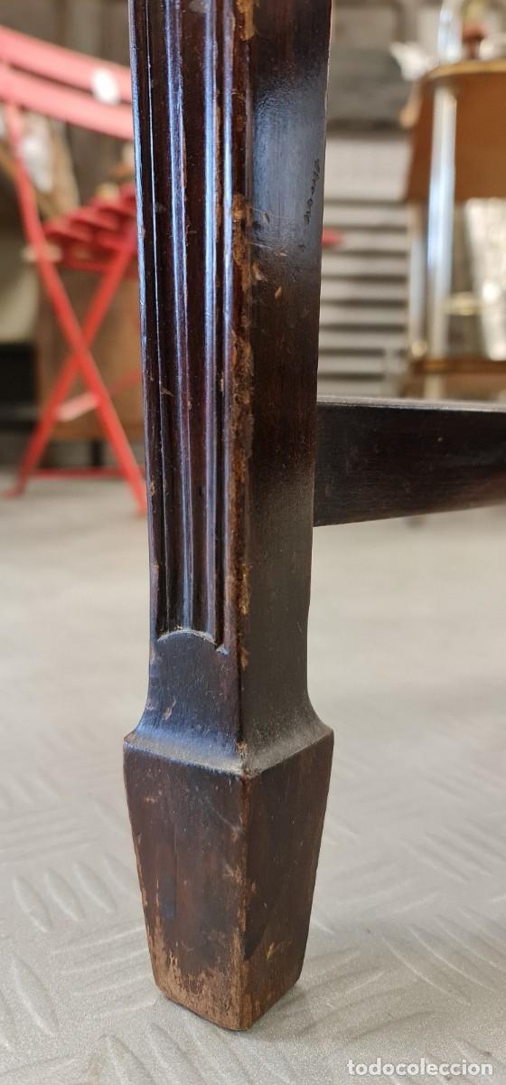 Antig&uuml;edades: Silla Hepplewhite de Palosanto - Foto 7