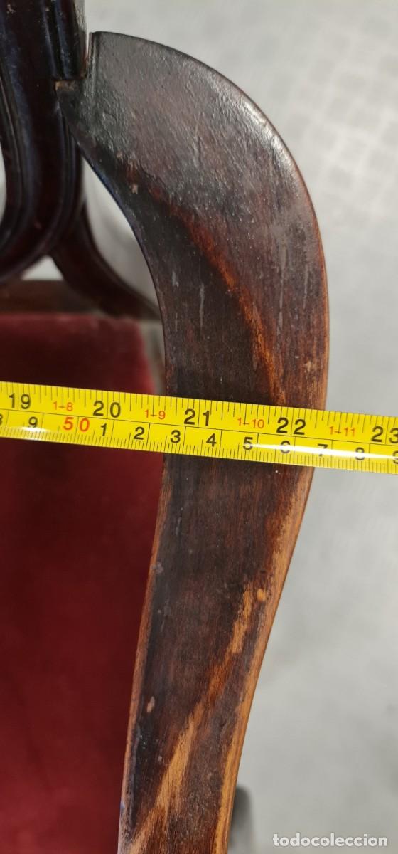 Antig&uuml;edades: Silla Hepplewhite de Palosanto - Foto 10