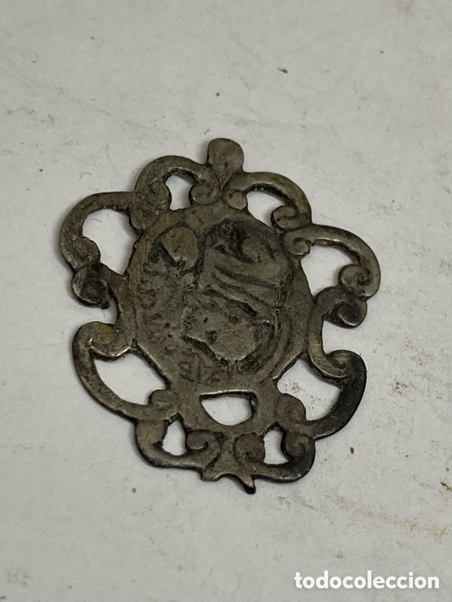 Antig&uuml;edades: Medalla religiosa de plata C346 - Foto 2