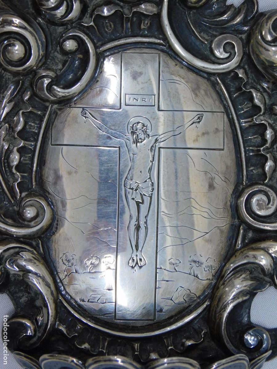 Antig&uuml;edades: ANTIGUA BENDITERA DE PLATA - Foto 3