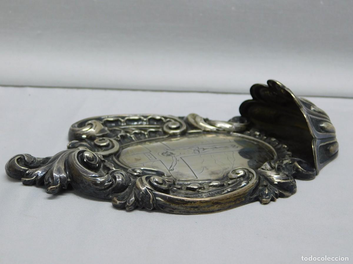 Antig&uuml;edades: ANTIGUA BENDITERA DE PLATA - Foto 6
