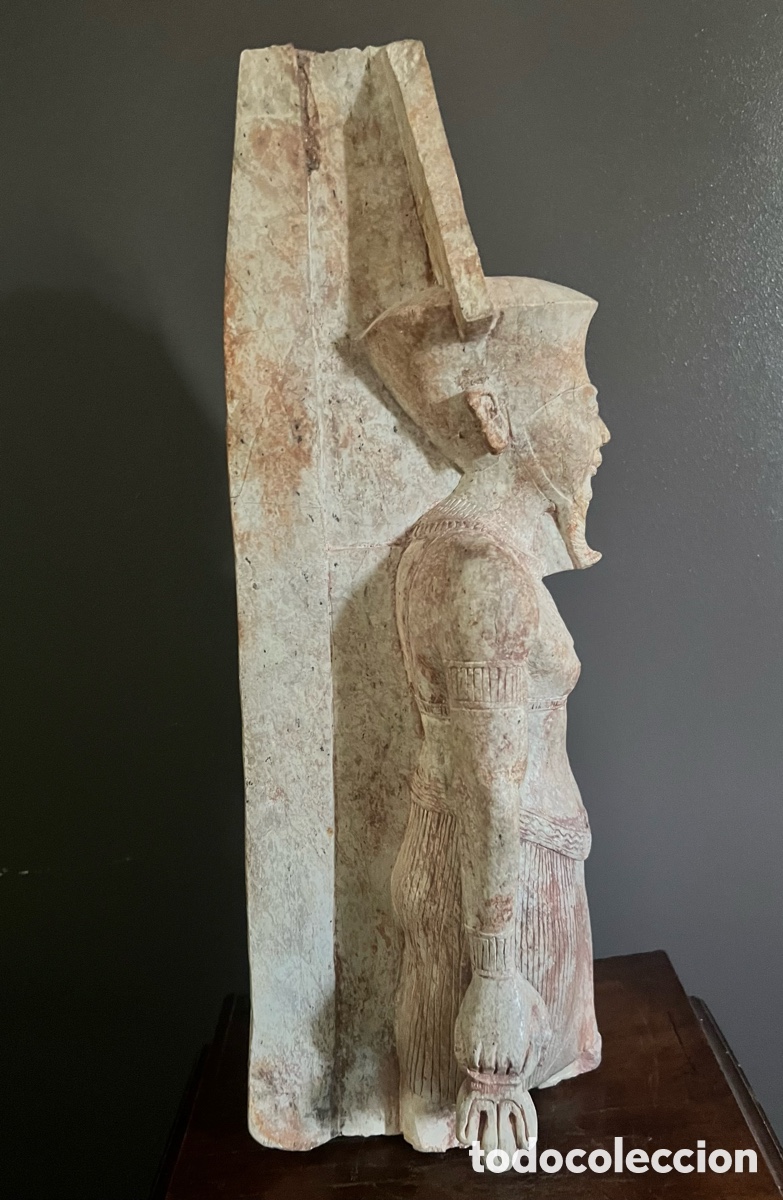 Antig&uuml;edades: Statue des Amun - Assuan-Granit - Foto 11