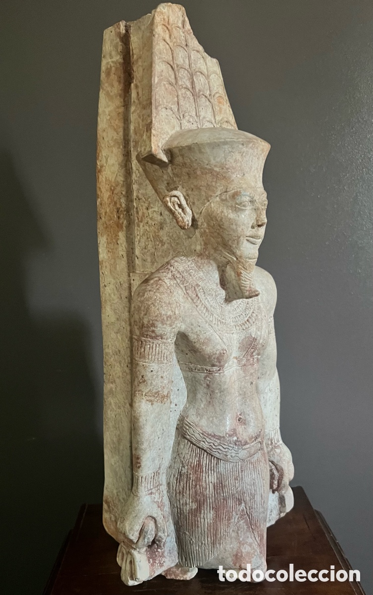 Antig&uuml;edades: Statue des Amun - Assuan-Granit - Foto 1