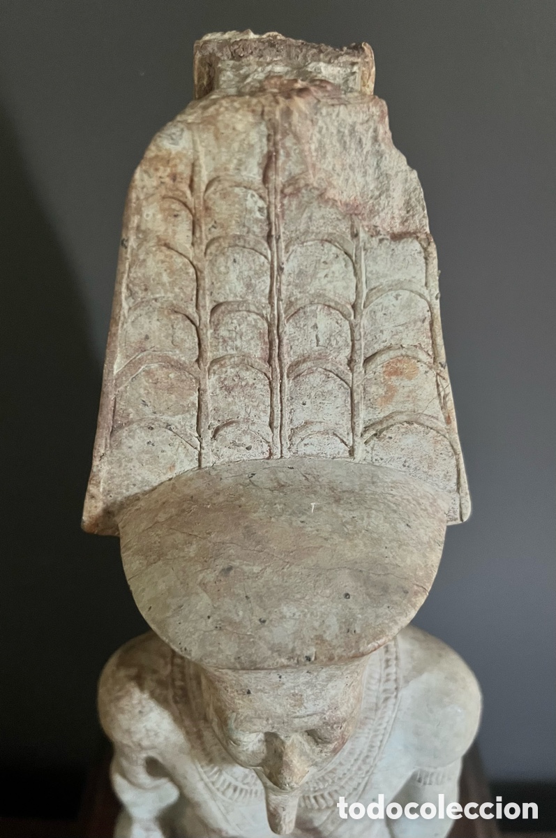 Antig&uuml;edades: Statue des Amun - Assuan-Granit - Foto 16