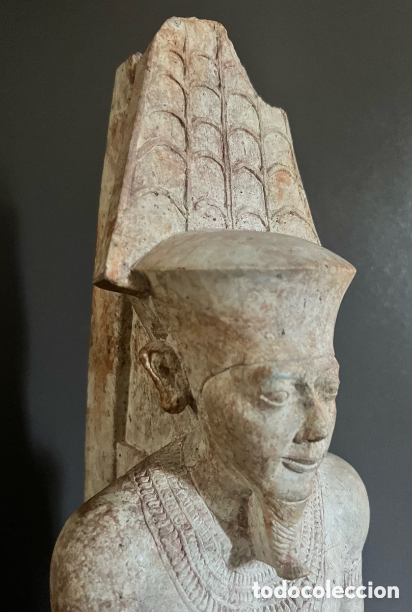 Antig&uuml;edades: Statue des Amun - Assuan-Granit - Foto 19