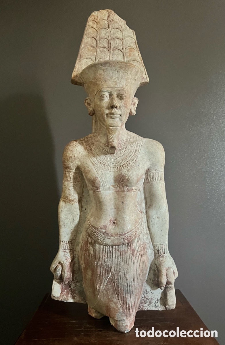 Antig&uuml;edades: Statue des Amun - Assuan-Granit - Foto 2