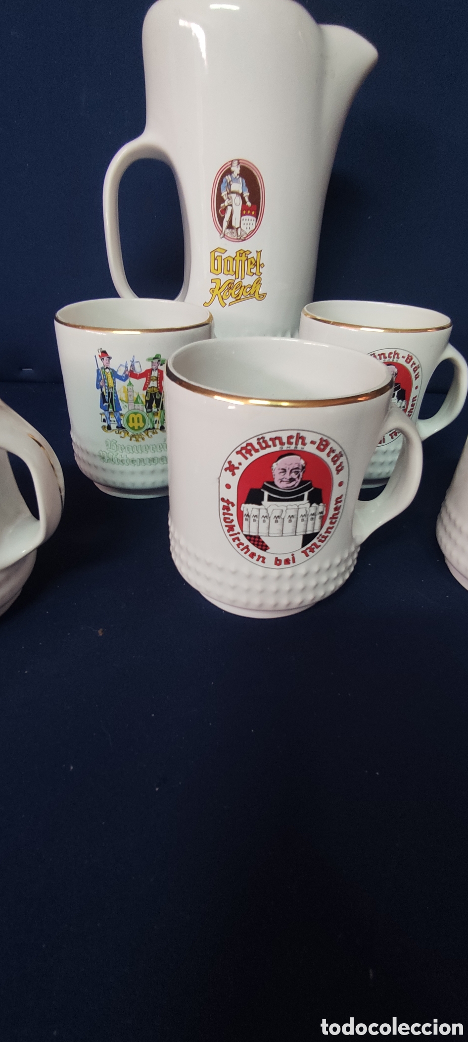 Antig&uuml;edades: Juego de tazas alemanas - Foto 4