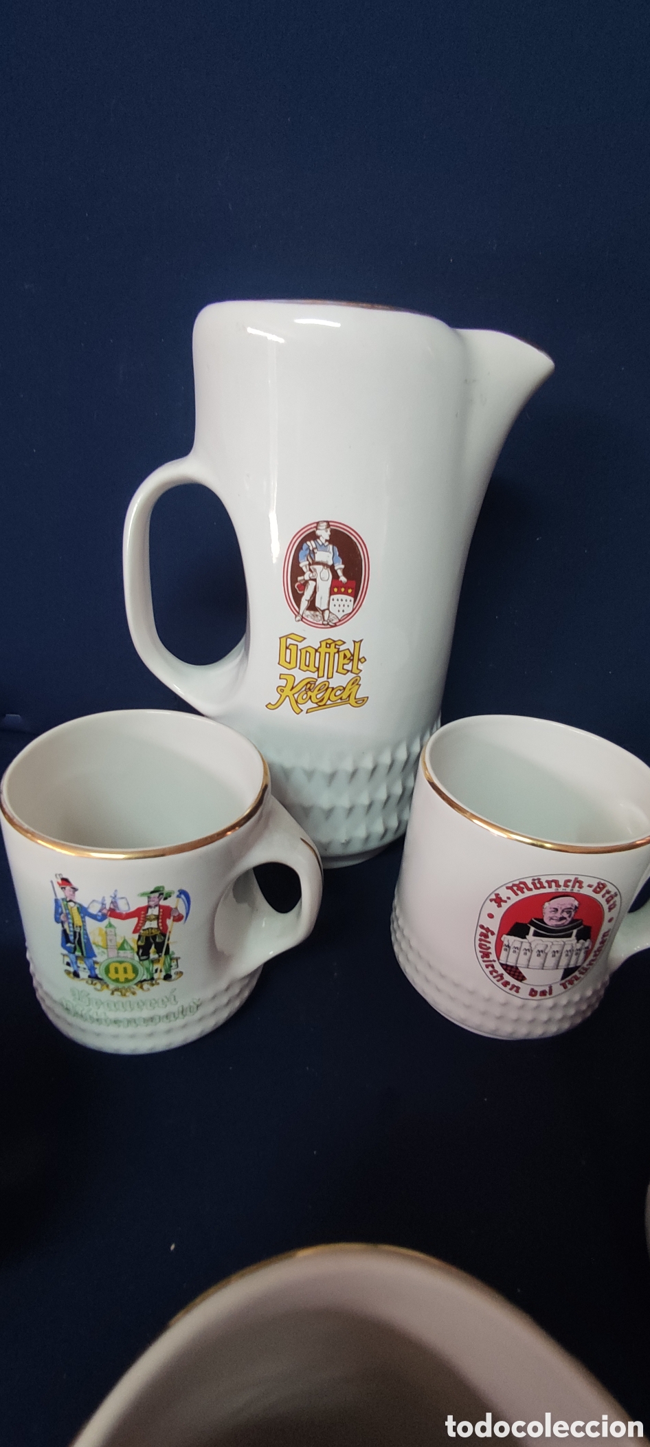 Antig&uuml;edades: Juego de tazas alemanas - Foto 7