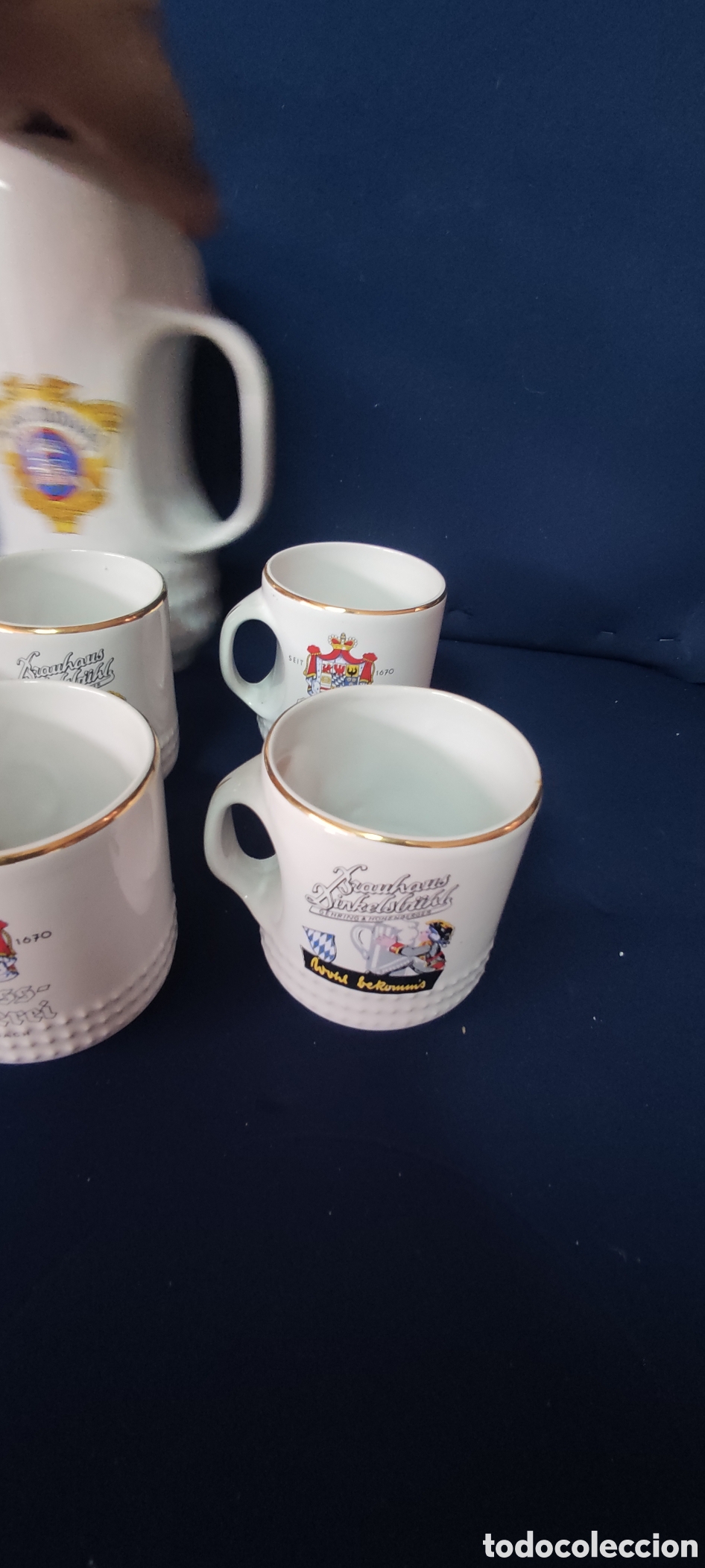 Antig&uuml;edades: Juego de tazas alemanas - Foto 8