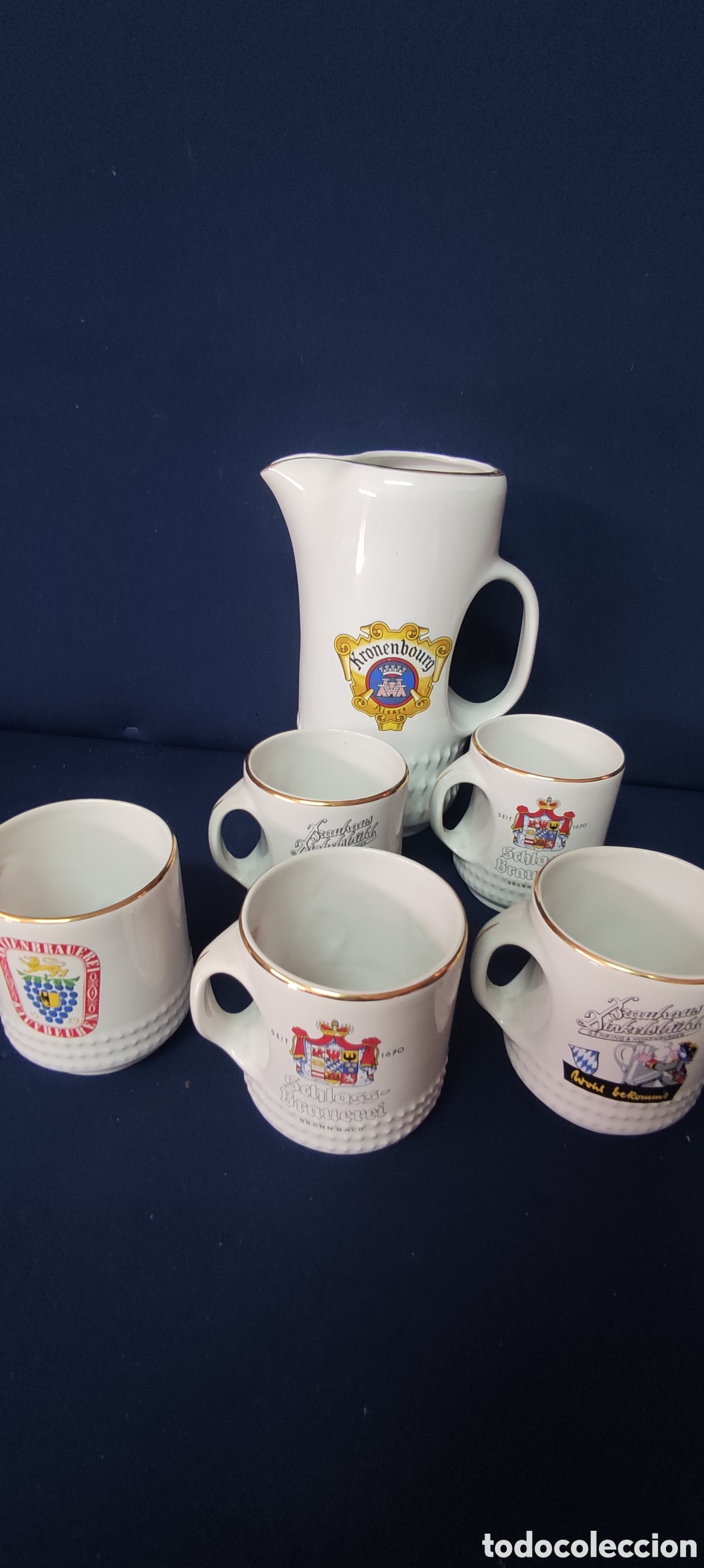 Antig&uuml;edades: Juego de tazas alemanas - Foto 9