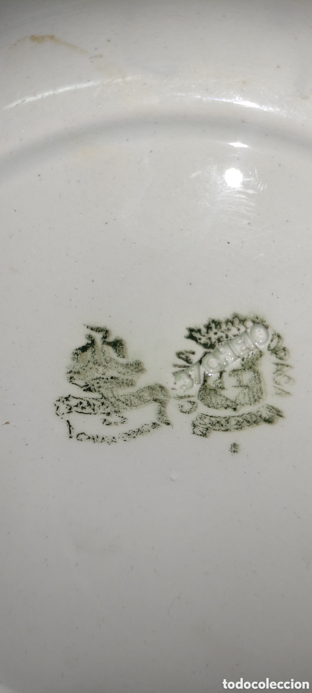 Antig&uuml;edades: Plato de porcelana inglesa - Foto 5