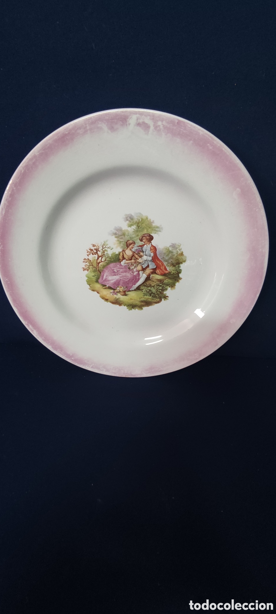 Antig&uuml;edades: Plato de porcelana inglesa - Foto 8