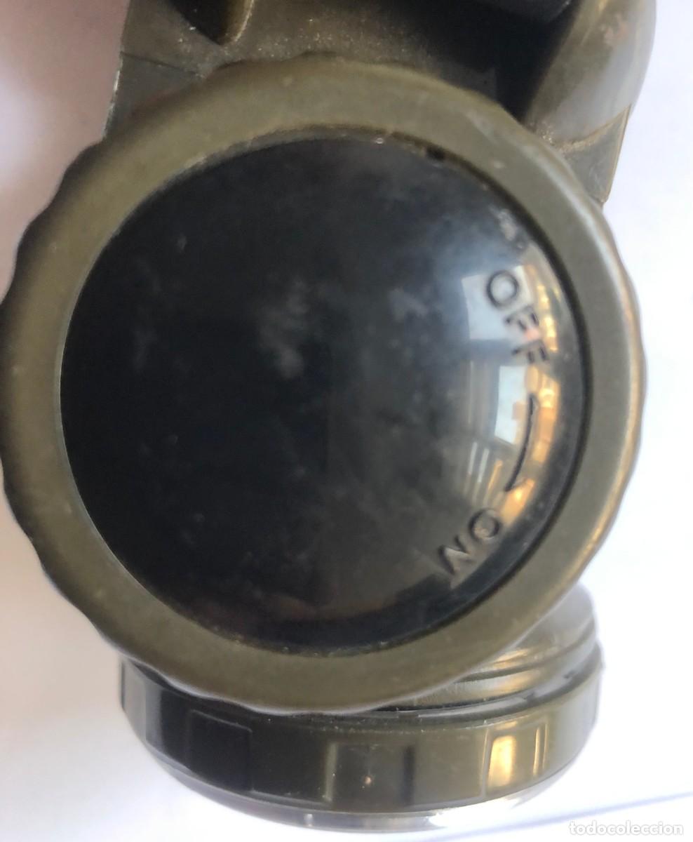 Antig&uuml;edades: Antigua linterna frontal, verde militar - Foto 6