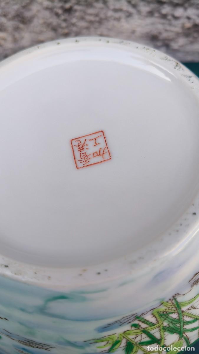 Antig&uuml;edades: Pot a gingembre chinois sign&eacute; 1950 - Foto 2